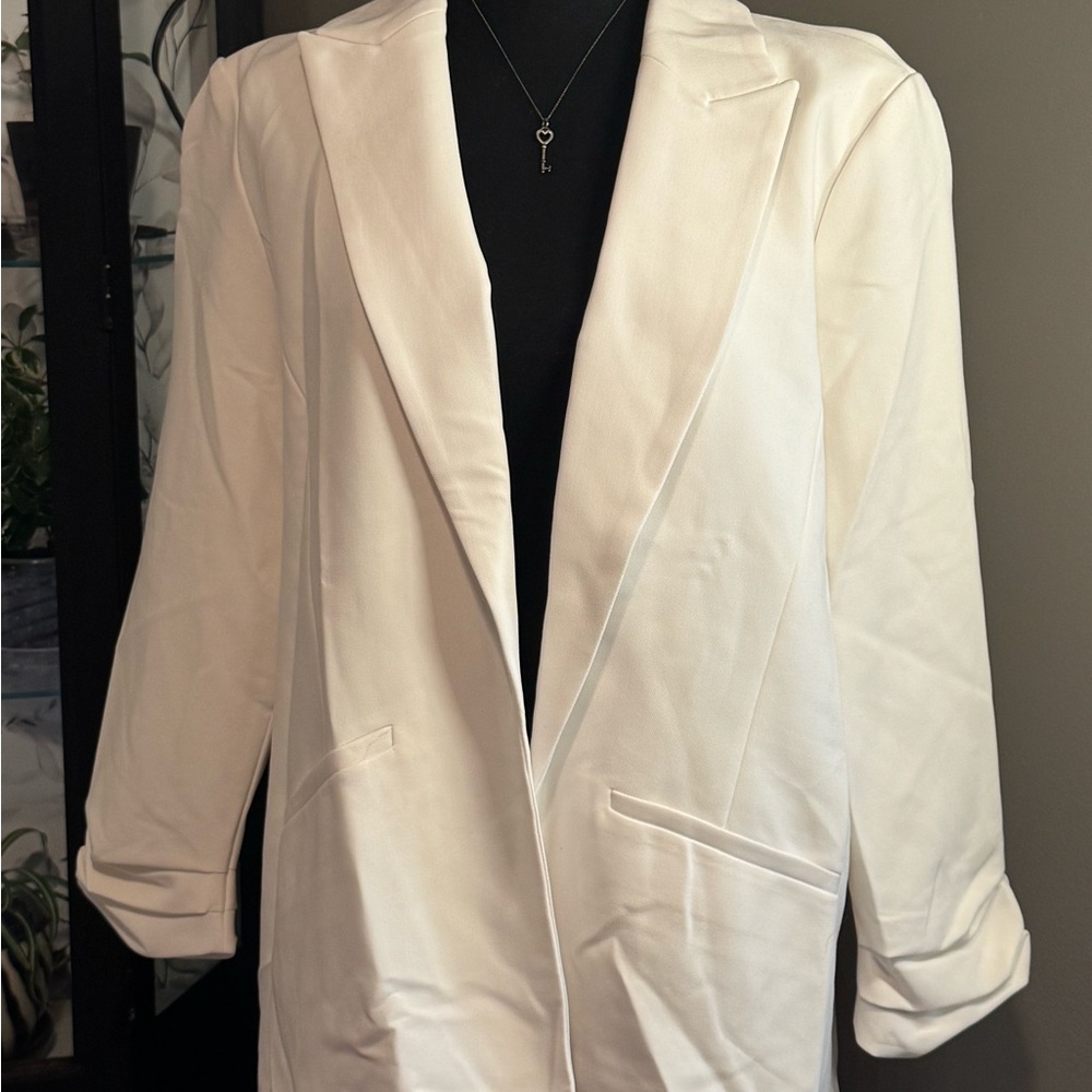 Nine West Classic White Blazer